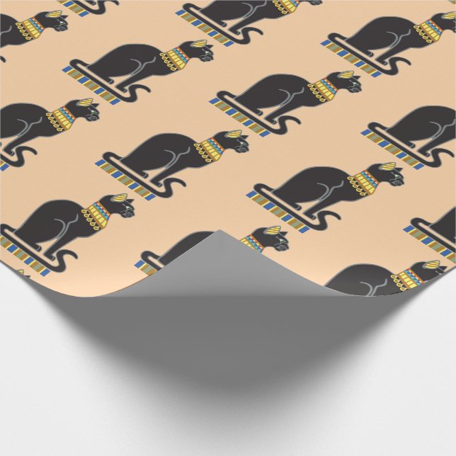 Bastet eller Bast. Sydostegyptisk gudinna Presentpapper (Hörn)