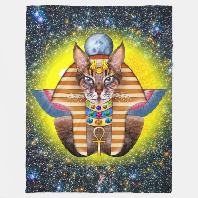 Bastet Flanellfilt Fleecefilt (Framsidan)