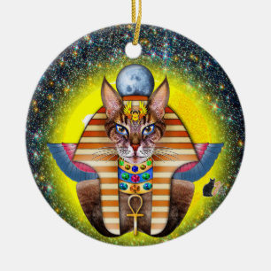 Bastet Julgransprydnad Keramik