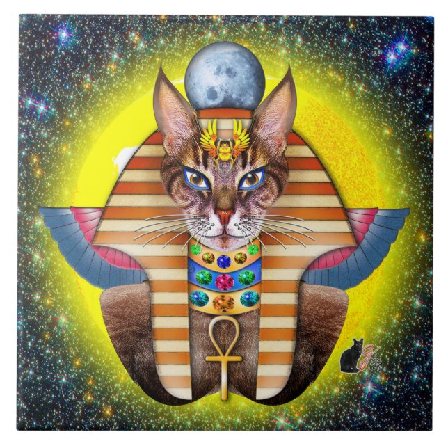 Bastet Kakelplatta (Framsidan)