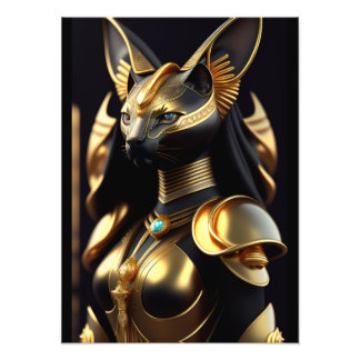 Bastet, katternas gudinna fototryck