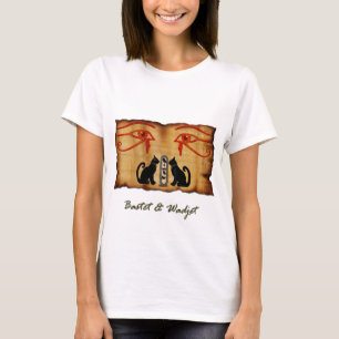 Bastet & Wadjet Egyptian-formaterad Shirt T