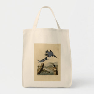 Bastiaan Kingfisher från Audubon's Birds of Americ Tygkasse