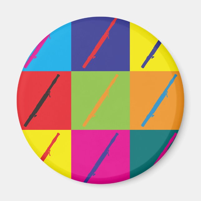 Bastiaan Pop Art Magnet (Framsidan)