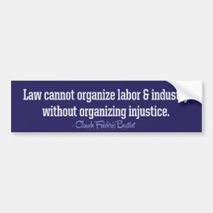 Bastiat lagcitationstecken bildekal