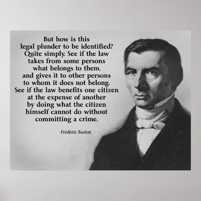 Bastiat Plunder Poster (Framsidan)