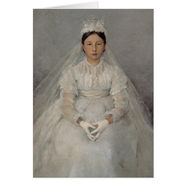 Bastien-Lepage La Communiante CC0458 Hälsningskort (Framsidan)