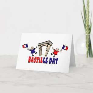Bastilien-dagskorgen och Tees (6) Kort