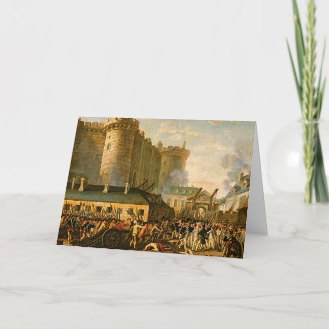 Bastiljen, 14 juli 1789 kort (Framsida)
