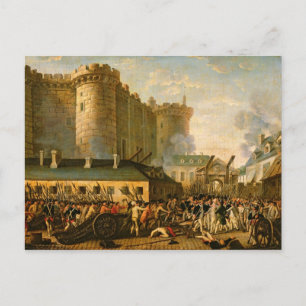 Bastiljen, 14 juli 1789 vykort