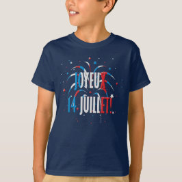 Bastiljens dag Joyeux 14 juillet T Shirt