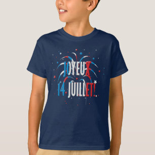 Bastiljens dag Joyeux 14 juillet T Shirt