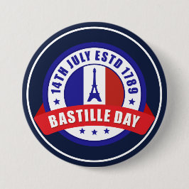 Bastilldagen den 14 juli Firande Knapp