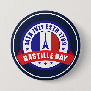 Bastilldagen den 14 juli Firande Knapp