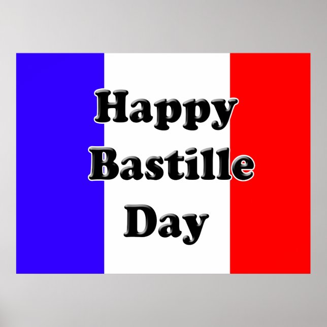 Bastilldagen Poster (Framsidan)