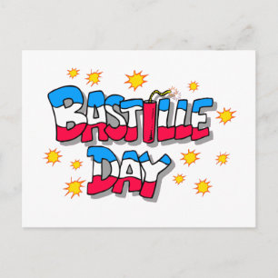 Bastilldagen Vykort