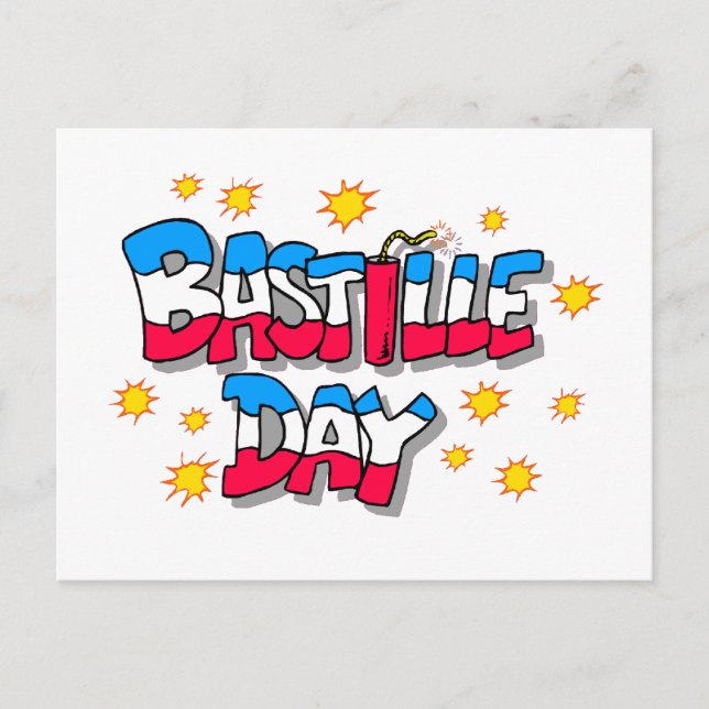 Bastilldagen Vykort (Framsida)