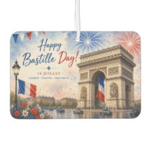 Bastille-dagen Arc de triomphe Paris Frankrike fyr