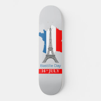 Bastille Day (14th July) Mini Skateboard Bräda 18,5 Cm
