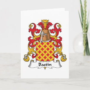 Bastin Family Crest Kort
