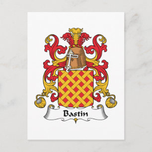 Bastin Family Crest Vykort