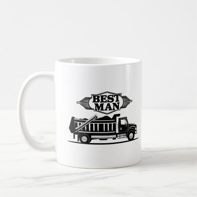 Bästis Lastbilschaufför Kaffemugg (Vänster)