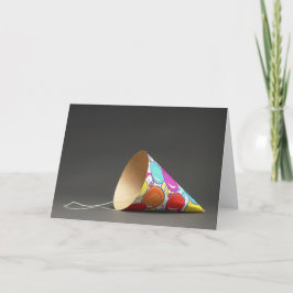 Bastiskt födelsedagskort, Party Hat Kort