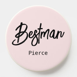 Bästman Blush Rosa Svart Bröllop