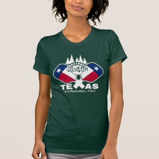Bastrop Pickleball, Texas (mörk shirts) T-Shirt