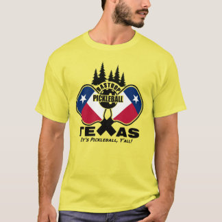 Bastrop Pickleball, Texas (mörk shirts) T-Shirt