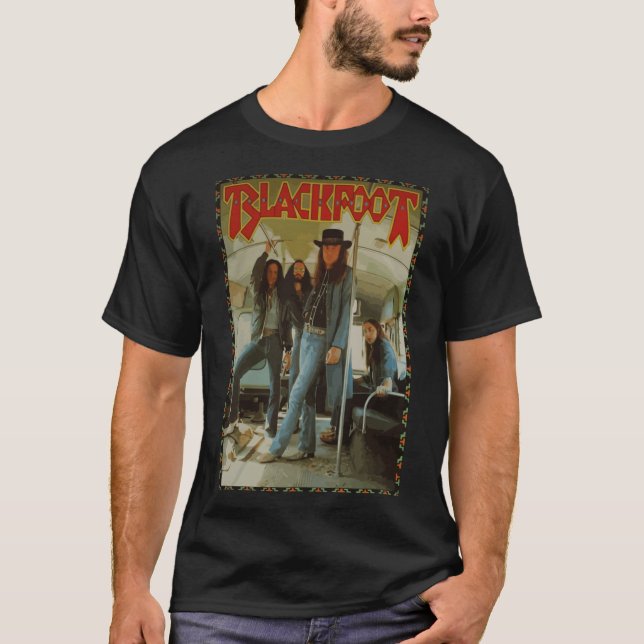 Bästsäljande Blackfoot rolig flicka T Shirt (Framsida)