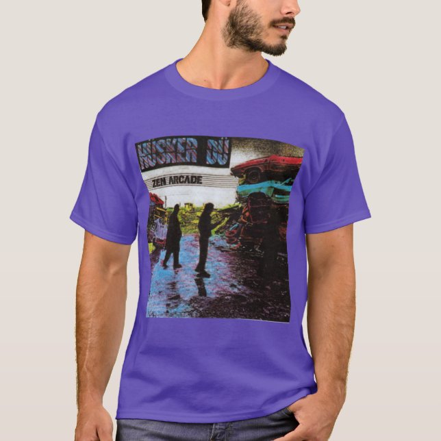 BÄSTSÄLJARE Husker Du Zen Arcade Merchandise T Shirt (Framsida)