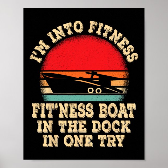 Båt Båttur Kapten  Poster (Framsidan)