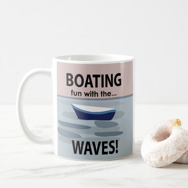 Båt Båttur Segling  Kaffemugg (Med munk)
