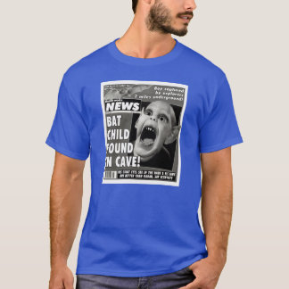 Bat Boy Vintage Retro Supermarketabloid Cover Desi T Shirt