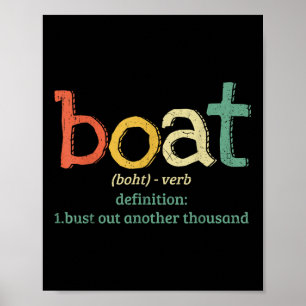 Båt Definition Spräng Ut En Till Tusen Roliga Bo Poster