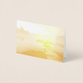 Båt Dock Folierat Kort