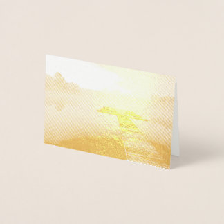 Båt Dock Folierat Kort