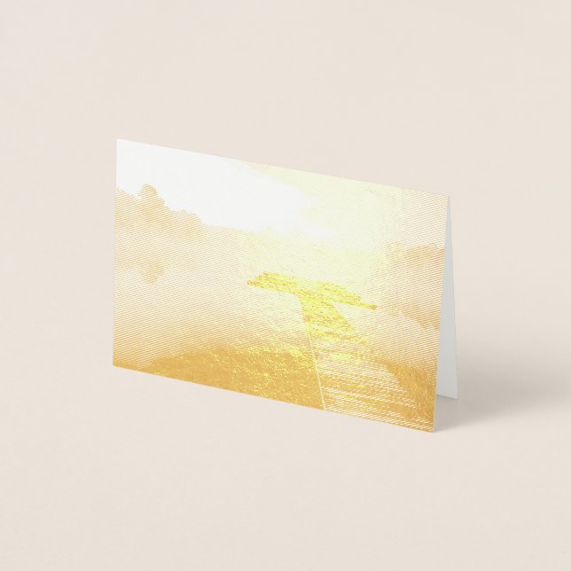 Båt Dock Folierat Kort (Framsida)