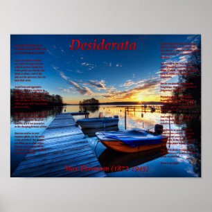 Båt Dock Poster