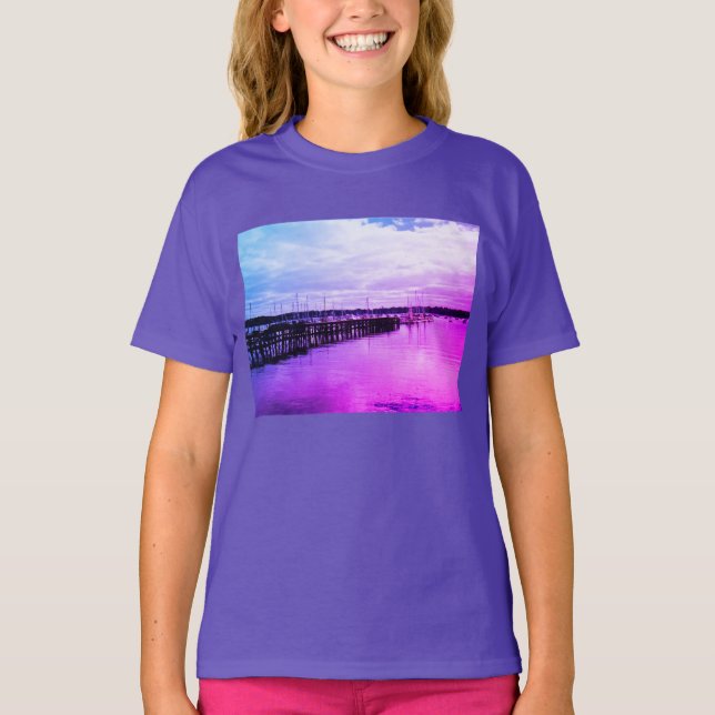 Båt Dock T Shirt (Framsida)