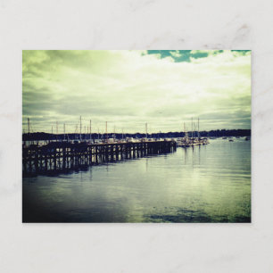 Båt Dock Vykort