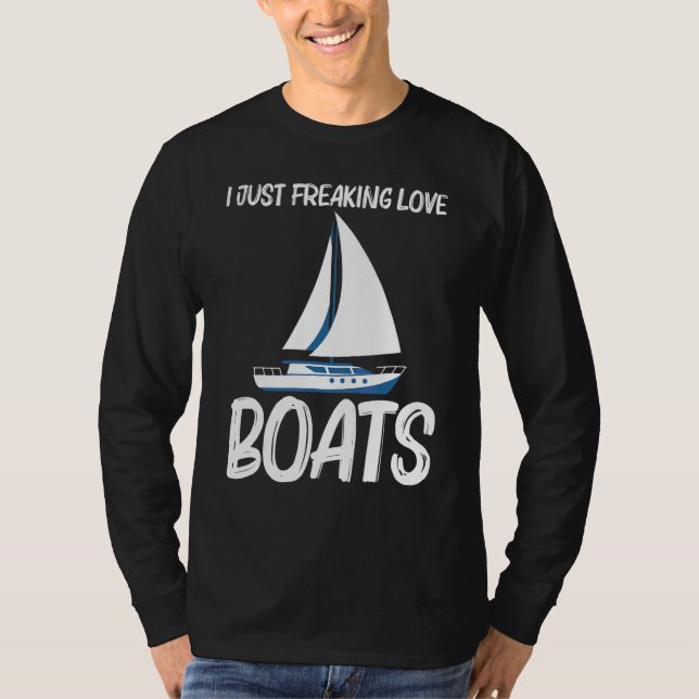 Båt för män Kvinnor Segling resa Resa 1 T Shirt (Framsida)