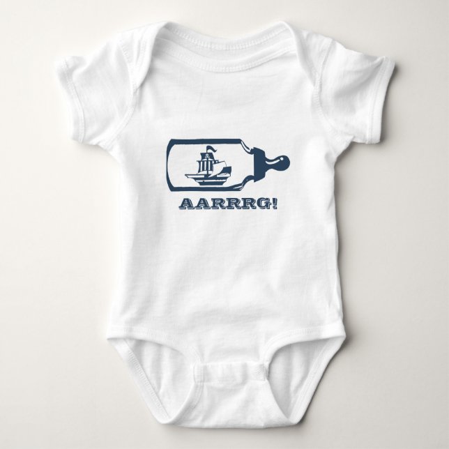 Båt i Baby Flaska Tröja (Framsida)
