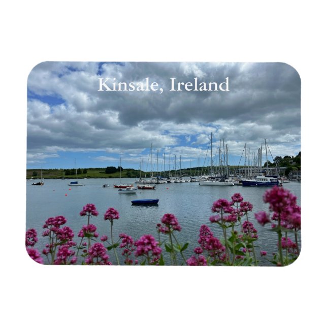 Båt i hamnen i Kinsale, Irland Magnet (Horisontell)