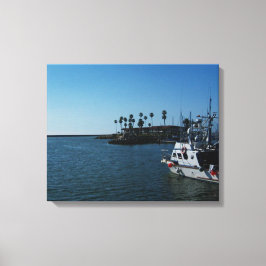 Båt i havsytan vid Wrapped Canvas