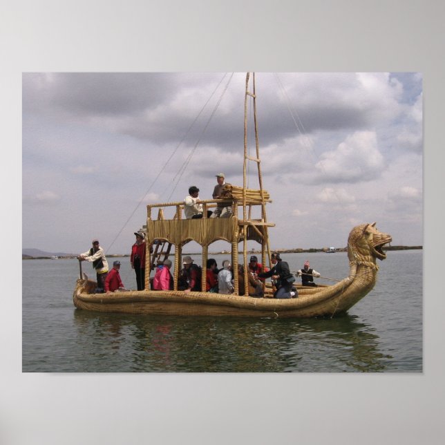 Båt i Peru Poster (Framsidan)