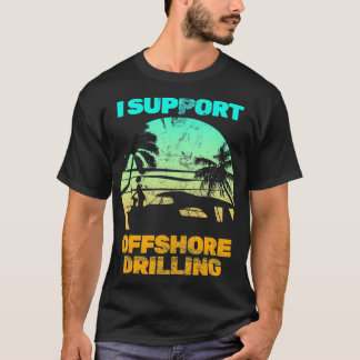 Båt I-stöd för borrning till havs (3) T Shirt