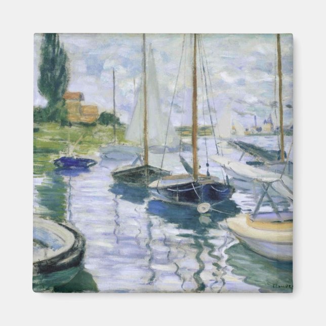 Båt i viloläge magnet (Framsidan)