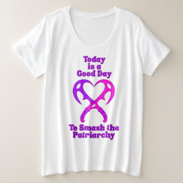Bat’leth Heart - Smash the Patriarchy T Shirt